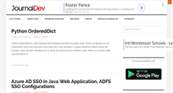 Desktop Screenshot of journaldev.com